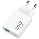 Winner Group - Adapter za brzo punjenje 1xUSB-C + 1xUSB-A Power Delivery 20W beo Cene