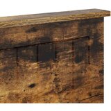  Uzglavlje s uzglavljem Dimljeni hrast 140 cm Konstruirano drvo | shoptok.hr