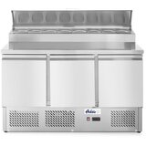 ARKTIC Pult za salatu sa troja vrata i uzdignutim GN ekranom 380L, 230V/310W, 1365x702x(H)1265mm | Eponuda.com