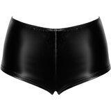 Noir Handmade - sjajne kratke hlačice (crne) - L | shoptok.hr