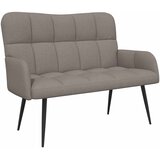 SOFA za dvije osobe Sivosmeđa 115 x 61 x 87 cm Tkanina | shoptok.hr