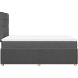  Krevet s oprugama i madracem tamnosivi 120 x 200 cm od tkanine | shoptok.hr