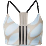 Adidas Športni nederček pesek / svetlo modra / črna | Shoptok.si