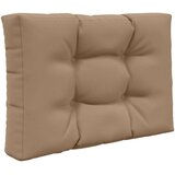  Jastuk za vanjsku sofU 2 pcs Sivo-smeđa Poliester - Sivo-smeđa 60 x 60 cm 1x sjedalo +1x naslon (3D s bartagom) | shoptok.hr