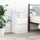  Noćni ormarići s 2 ladice 2 kom bijeli 38x34x80 cm | Eponuda.com