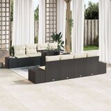 SOFA vrtni kavč set Set 7 Bež Poli ratan Vrtni kavč set Pravokotni, (22065040) | Shoptok.si