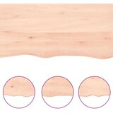 Stolna ploča 100x50x6 cm netretirana hrastovina sa živim rubom | shoptok.hr