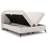 Ropez Bijeli boxspring krevet s prostorom za odlaganje 140x200 cm Ornes – | shoptok.hr