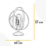 Lesnina XXXL NAMIZNA SVETILKA 30/37 cm | Shoptok.si