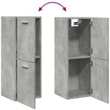 vidaXL Kupaonski viseći ormarić beton sivi 30x30x80 cm | shoptok.hr