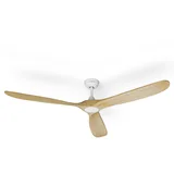 Pametni stropni ventilator Bahama Breeze | rotorske lopatice iz masivnega lesa | daljinski upravljalnik + upravljanje z aplikacijo