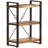  The Living Store Knjižna omara 3-nadstropna 60x30x80 cm trden predelan les - Knjižna Omara, (21431722) | Shoptok.si