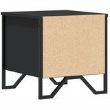  Noćni ormarić crni 40x41x40 cm od konstruiranog drva | shoptok.hr