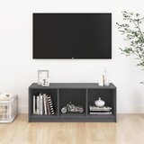 TV ormarić sivi 104 x 33 x 41 cm od masivne borovine | Eponuda.com