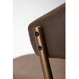 DAN-FORM Denmark Temno rjav jedilni stol iz umetnega usnja Zone – | Shoptok.si