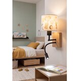 Brilagi LED fleksibilna lampa BOBO WOOD 1xE27/25W/230V + LED/3W hrast/crna/bela/životinje | Eponuda.com