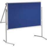 Maul Tabla za moderiranje pro, preklopna, moder tekstil / bela tabla, ŠxV 1200 x 1500 mm | Shoptok.si