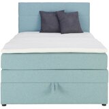 Welnova POSTELJA BOXSPRING 120 cm x 200 cm , tekstil svetlo modra | Shoptok.si