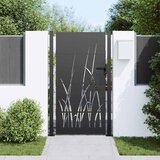  Vrtna vrata Crna 110 x 205 cm Čelik s praškastim premazom | Eponuda.ba