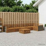  Set vanjskih sofa 7 kom. Prirodna Čvrsto drvo akacije | shoptok.hr