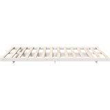  Krevetna konstrukcija Bijelo 140 x 210 cm Čvrsto borovo drvo | shoptok.hr