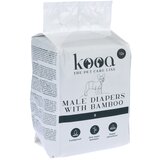 kooa pelene s bambusom za mužjaka psa - Veličina S: 26 - 40 cm, 12 komada | shoptok.hr