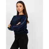 RUE PARIS Sweatshirt-RV-BL-8067.88-navy blue | Shoptok.si