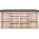  Klupa za cipele s 10 pretinaca, boja hrasta | shoptok.hr
