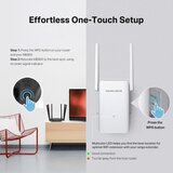 Mercusys ME80X AX3000 Wi-Fi Range Extender, 574 Mbps at 2.4 GHz + 2402 Mbps at 5 GHz, 2 x Fixed External... | Eponuda.ba