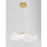 Nova Luce LED viseća svjetiljka aluminijska u zlatnoj boji sa sjenilom od akrilnog stakla Siderno – | shoptok.hr