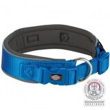  Ogrlica Premium ekstra široka L XL 53 62 cm/50 mm plavo/siva | ePonuda.com
