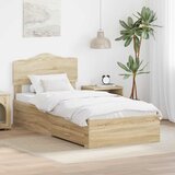  Krevetna konstrukcija s uzglavljem Sonoma hrast 70 x 190 cm | shoptok.hr