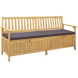  Klupa za pohranu s jastukom s pohranom 170 x 63 x 84 cm | shoptok.hr