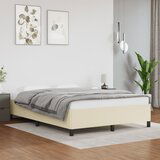 The Living Store Posteljni okvir krem 140x190 cm umetno usnje - Posteljni Okvir, (21531397) Cene
