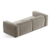 Cosmopolitan Design Bež sedežna garnitura iz rebrastega žameta 264 cm Bergano – | Shoptok.si