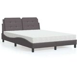  Krevet s madracem sivi 140x200 cm od umjetne kože | shoptok.hr