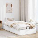 vidaXL Okvir kreveta bez madraca bijeli 90x200 cm od umjetne kože | shoptok.hr
