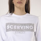SCERVINO STREET ženski duks sa cirkonima beli Cene