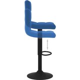  Barski stolčki 2 kosa moder žamet, (20817443) | Shoptok.si