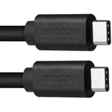 kabel TPCC-P10B 2xType-C crni 100cm