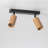  Brilagi - Reflektor SELE 2xGU10/30W/230V crna/dekor hrasta | Eponuda.com