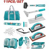Total 11-delni set orodij za polaganje ploščic (THKTTS1106) | Shoptok.si