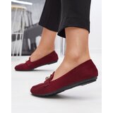 Resti Eco-suede burgundy moccasins Brussi - Footwear | Shoptok.si