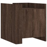 Furnova Nočna omarica rjavi hrast 45x50x50 cm inženirski les, (21927972) | Shoptok.si