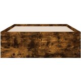 vidaXL Okvir kreveta s ladicama boja dimljenog hrasta 90x190 cm drveni | shoptok.hr