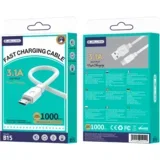 MICRO USB KABEL ZA HITRO POLNJENJE TELEFONOV IN TABLIČNIH RAČUNALNIKOV 3 1A 1M, (5000334631)