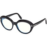 Tom Ford Ženski okvir za dioptrijske naočare Blue block 0FT6095-B 154, Crni Cene