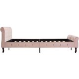  Posteljni okvir roza žamet 160x200 cm, (20794780) | Shoptok.si