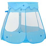  Dječji šator za igru s 250 loptica plavi 102 x 102 x 82 cm | shoptok.hr
