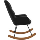  Ljuljačka stolica crni baršun | Shoptok.si